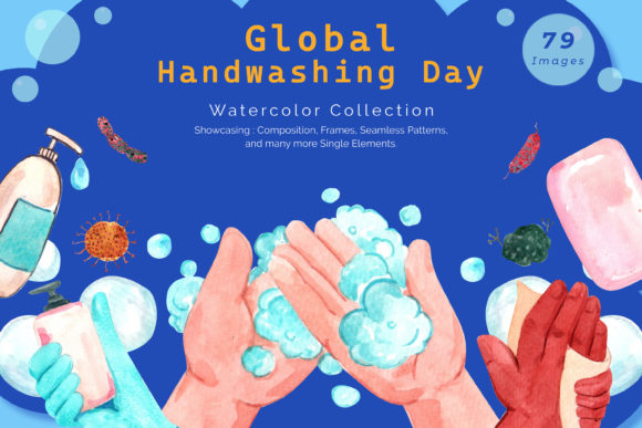 Global Handwashing Day Watercolor