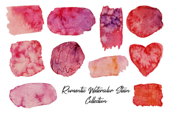 Romantic Watercolor Abstract Collection