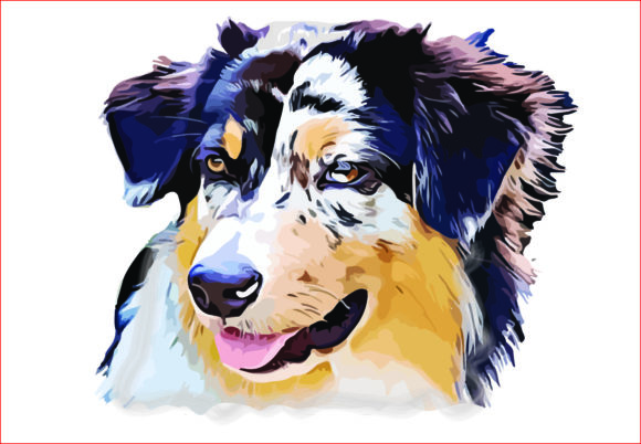 Watercolor Aussie PNG, Sublimation and Illustrations