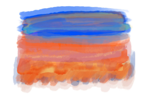Watercolor Brush Strokes and Sublimation